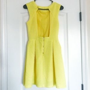 Dresses - Yellow Open Back Dress Dresses - Yellow Open Back Dress